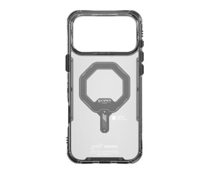 Etui do telefonów SKINARMA Saido Magnetic Charging do iPhone 17 Pro grafitowy